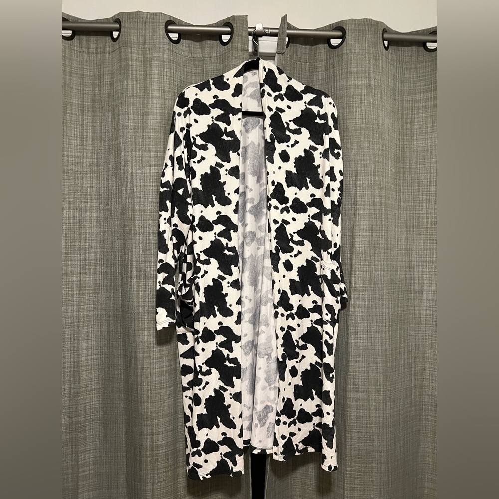 JODIFL cow print Knit Cardigan